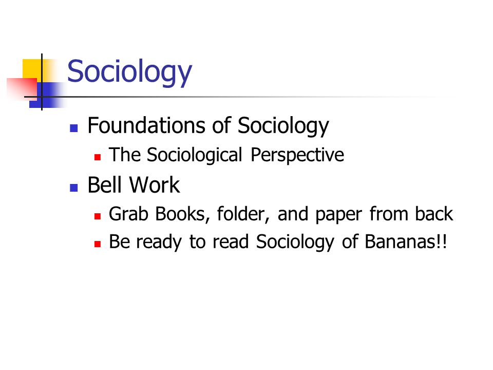 About Sociology at Work